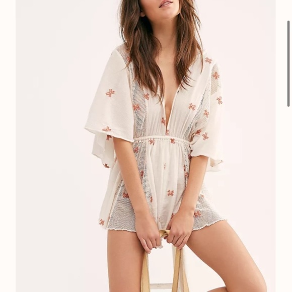 Free People Pants - New Intimately Free People Shoreline Hooded Romper